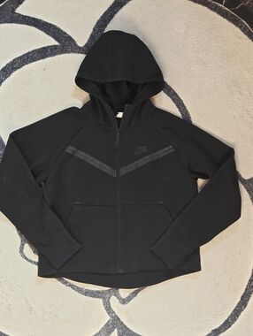 Nike Black Girls Full-Zip Performance Hoodie Jacket